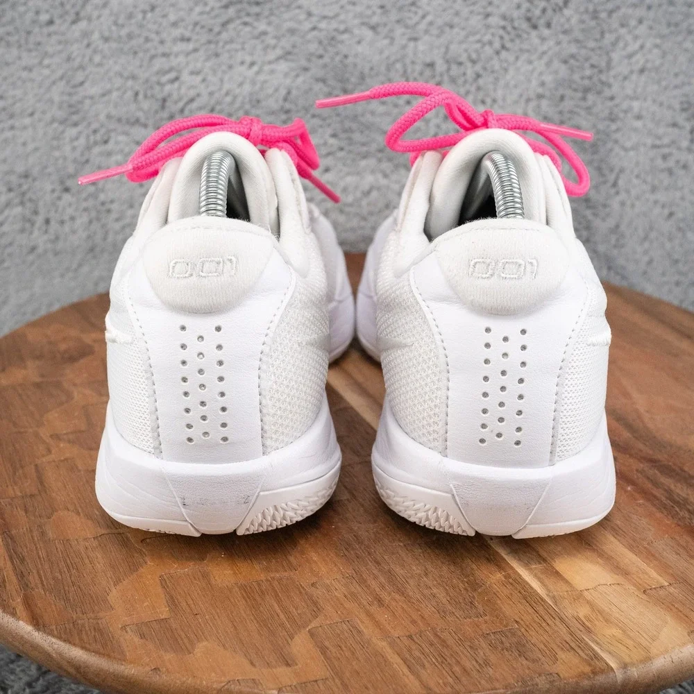 Nike Air Zoom Sneakers Mens Size 9 White Tennis Basketball Shoes FV1298-100 Low